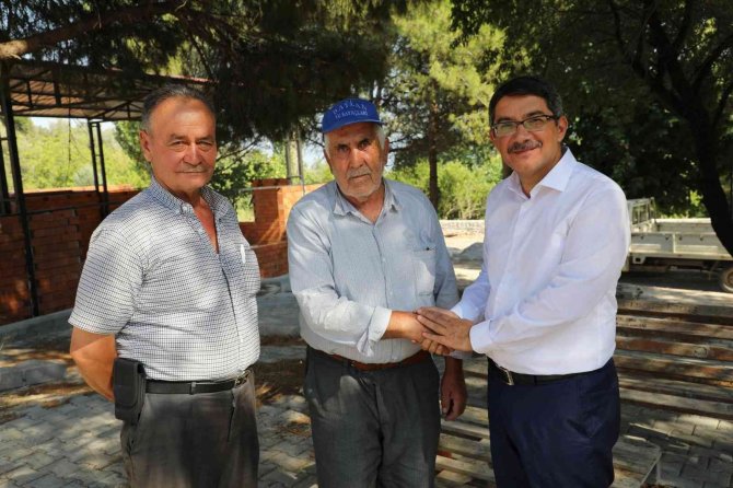 Başkan Çelik Sancaklıuzunçınar’da İncelemelerde Bulundu
