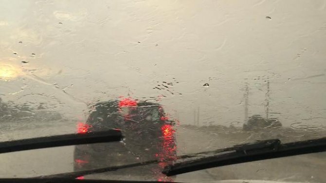 Hava Sıcaklığı 40 Dereceye Dayanmıştı, Iğdır’da Aniden Bastıran Yağmur Korkuttu