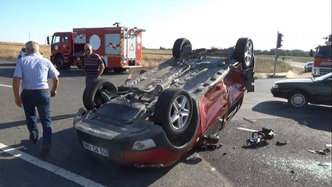 Muratlı Çevreyolunda Trafik Kazası: 4 Yaralı
