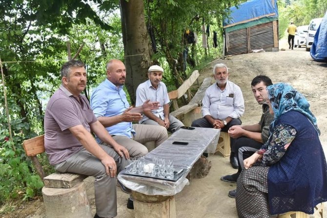 Başkan Togar’dan Yangında Evi Hasar Gören Aileye Destek