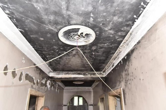 Başkan Togar’dan Yangında Evi Hasar Gören Aileye Destek