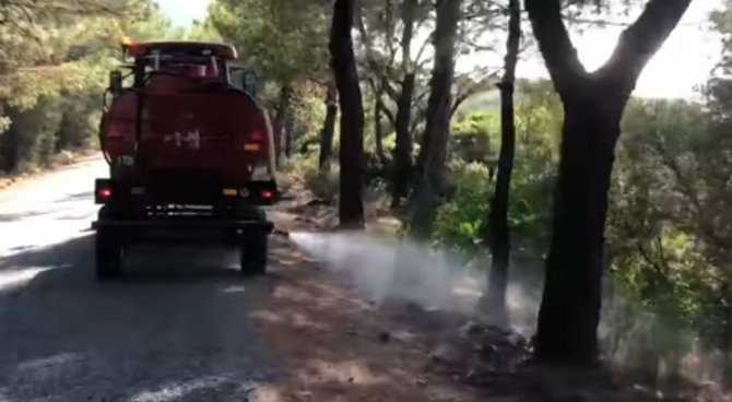 Milli Park Yangına Karşı Koruma Altında