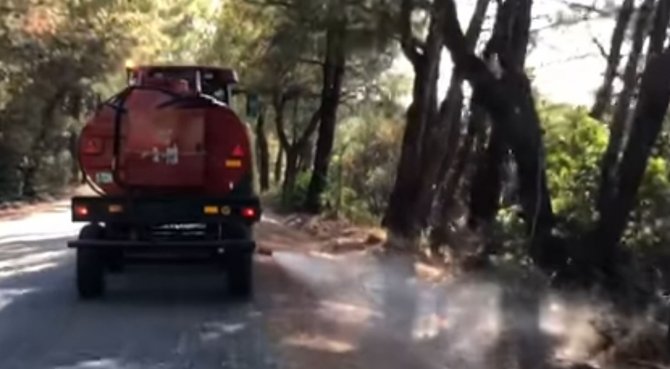 Milli Park Yangına Karşı Koruma Altında