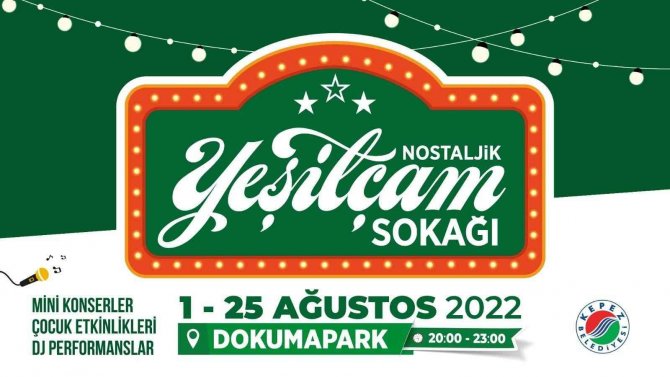 Dokumapark ‘Yeşilçam Sokağı’nda’ Nostalji Esintisi