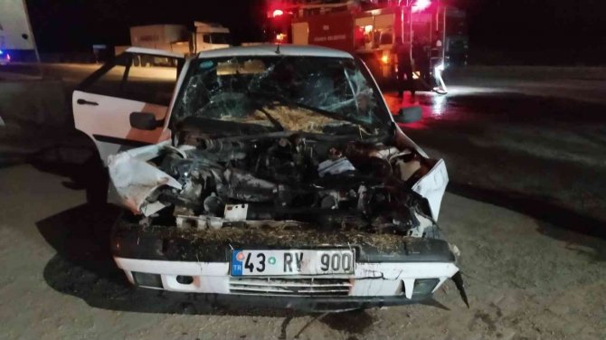 Hisarcık’ta Trafik Kazası: 2 Yaralı