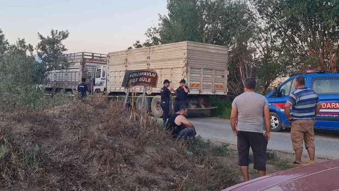 İ̇zmir’de İki Kamyonun Arasında Sıkışan Şahıs Hayatını Kaybetti