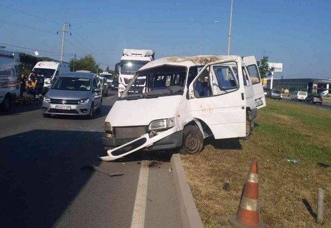 Samsun’da Trafik Kazası: 5 Yaralı