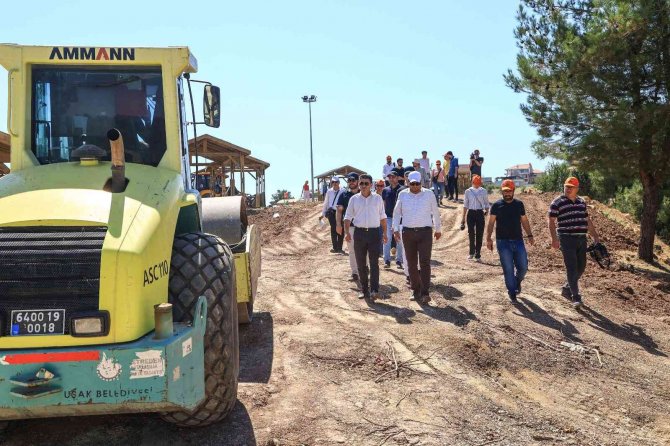 Başkan Çakın, Basın Mensuplarıyla Birlikte Saha Çalışmalarını İnceledi