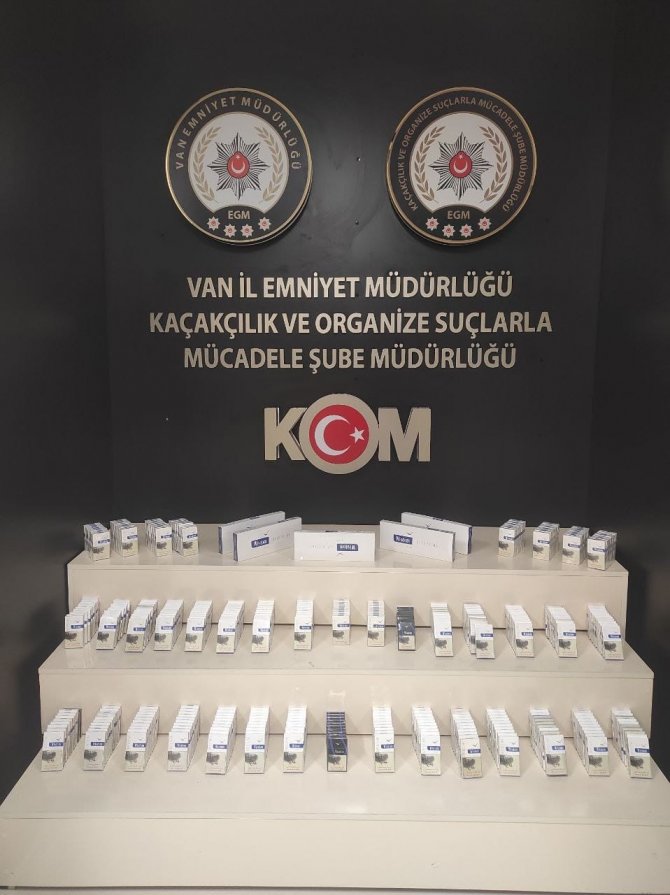 Van’da Kaçak Sigara Ve Akaryakıt Ele Geçirildi