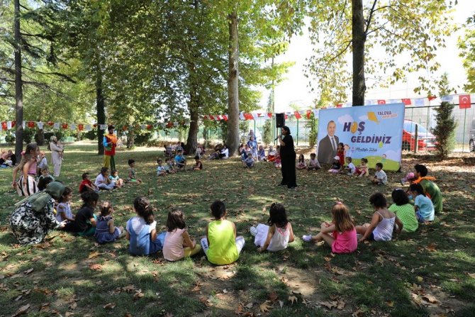 Yalova Belediyesi’nin Etkinliğinde Çocuklar Doyasıya Eğlendi