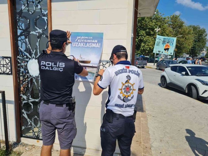 Yalova’da Polis Boğulma Olaylarına Karşı Vatandaşı Uyardı