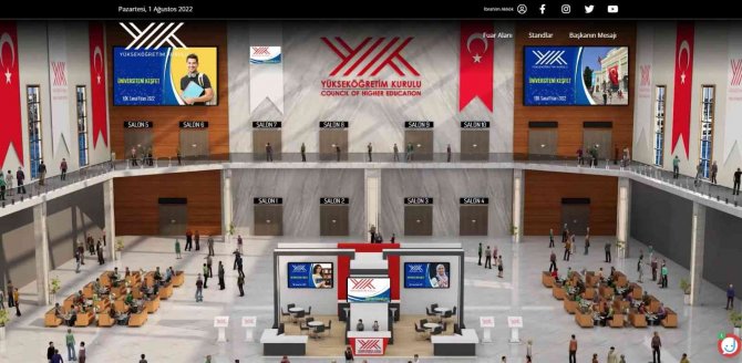 Atatürk Üniversitesinin De Yer Aldığı Yök Sanal Fuarı Başladı