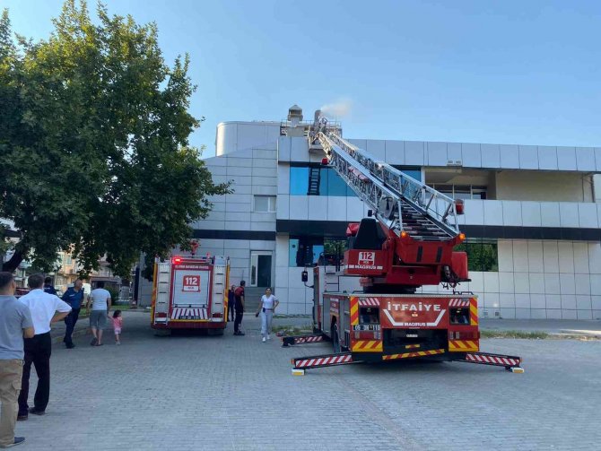 Aydın Polisevi’nde Yangın Paniği
