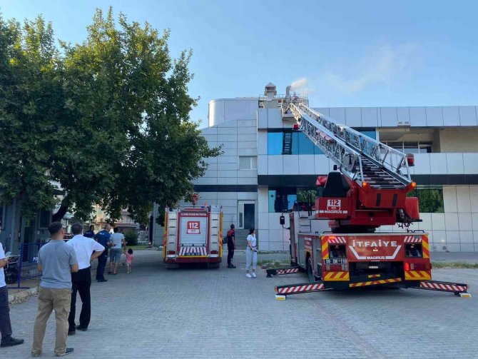 Aydın Polisevi’nde Yangın Paniği