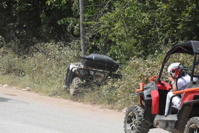 Atv Takla Attı: 1 Yaralı