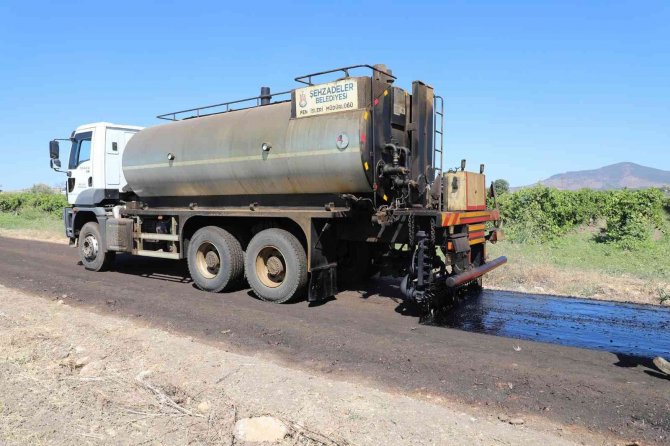 Şehzadeler Belediyesi Ovada Asfalt Sezonunu Açtı