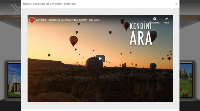 Nevü ’Üniversiteni Keşfet Yök Sanal Fuarı 2022’de