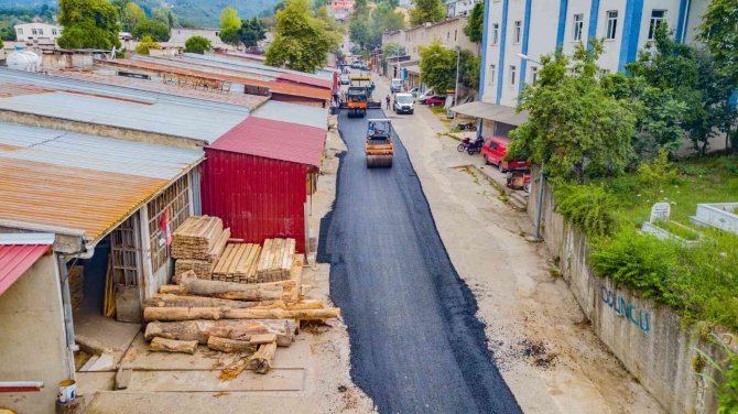 Ünye’de Sanayi Sitesine Konforlu Ulaşım