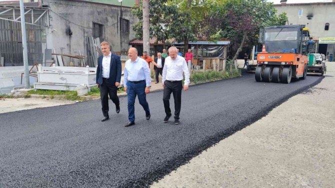 Ünye’de Sanayi Sitesine Konforlu Ulaşım