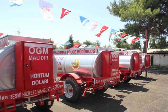 Adana’da Orman Yangınlarına Erken Müdahale İçin Su Tankeri Dağıtıldı