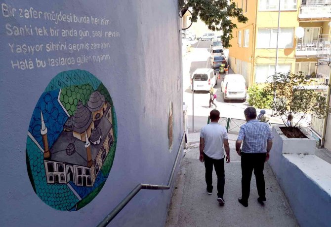 Osmangazi’de Sokaklar Sanatla Renkleniyor
