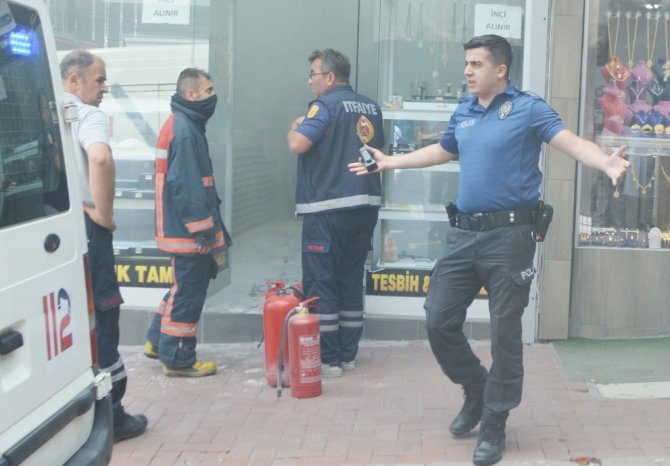 Tavşanlı’da İşyerinde Yangın