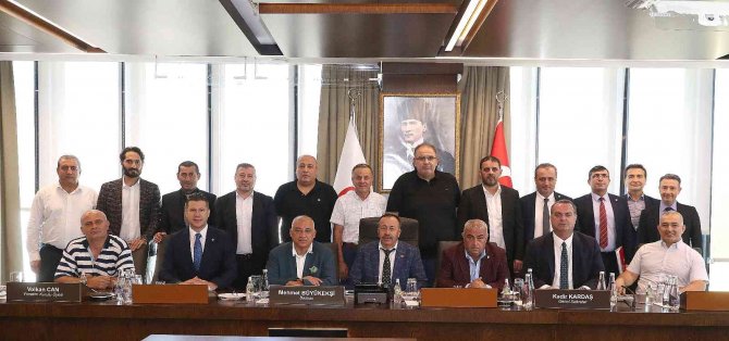 Tff 2 Ve 3. Lig Kulüp Başkanlarından Mehmet Büyükekşi’ye Ziyaret