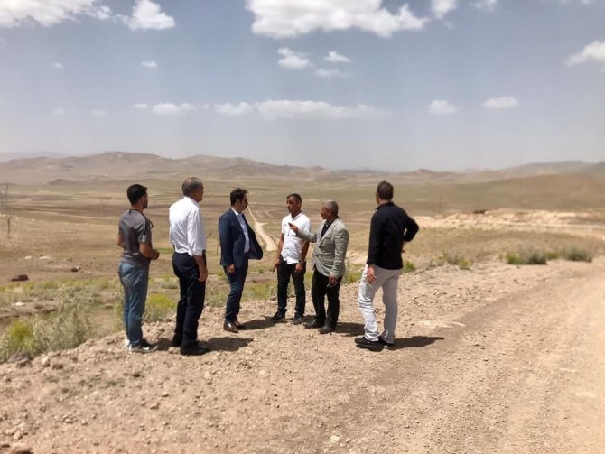 Saray’da Yol Yapım Çalışması