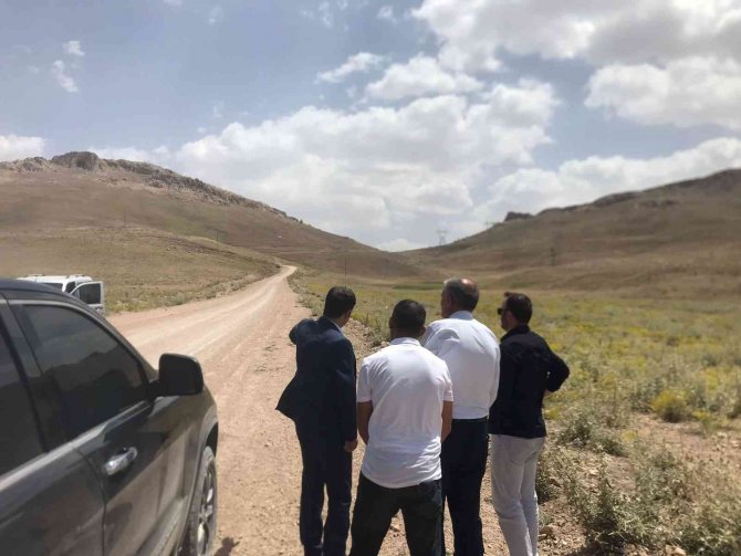 Saray’da Yol Yapım Çalışması