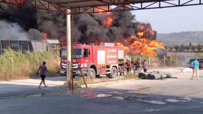 Aydın Organize Sanayi Bölgesinde Yangın