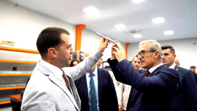 Canik’in Yüksek Teknoloji Merkezi Savunma Sanayii Başkanı’nı Ağırladı