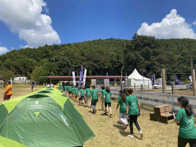 Spor İ̇stanbul’dan Çocukların Keyifli Vakit Geçirdiği Doğa Kampı’na Yoğun İlgi