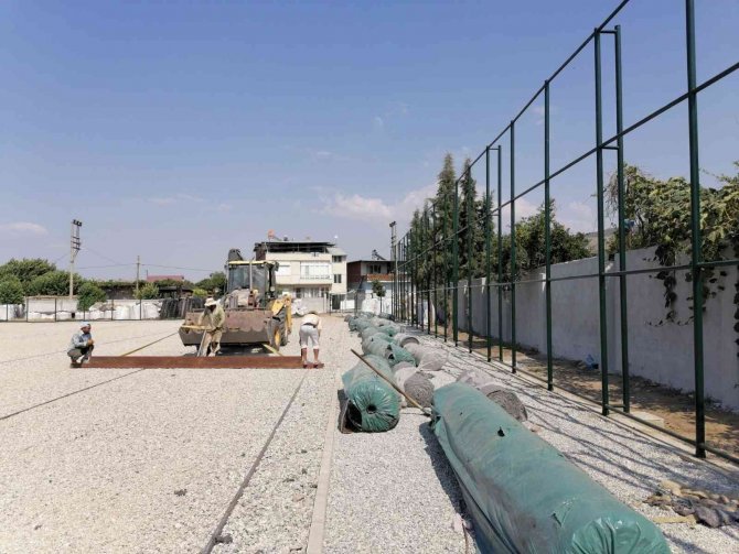 Yenipazar’da Spor Tesis Çalışmaları Devam Ediyor