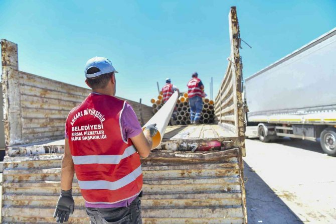 Başkentli Çiftçiye Tarımsal Sulama Desteği Sürüyor