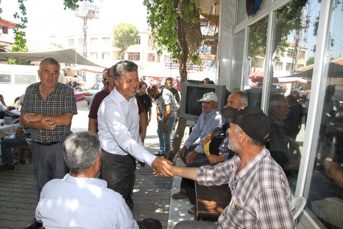 Ak Partili Özkan Ve Beraberindekilerden Gökçeören Çıkartması
