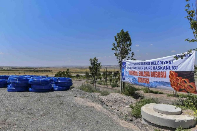 Başkentli Çiftçiye Tarımsal Sulama Desteği Sürüyor