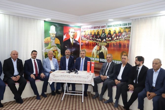 Bbp Genel Başkanı Destici: “Türkmen Alevi Bektaşi Vakfına Yapılan Saldırı Bir Provokasyondur”