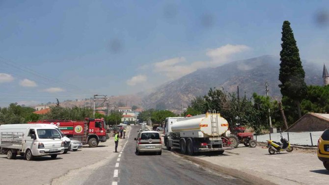 Ayvacık’ta Orman Yangını