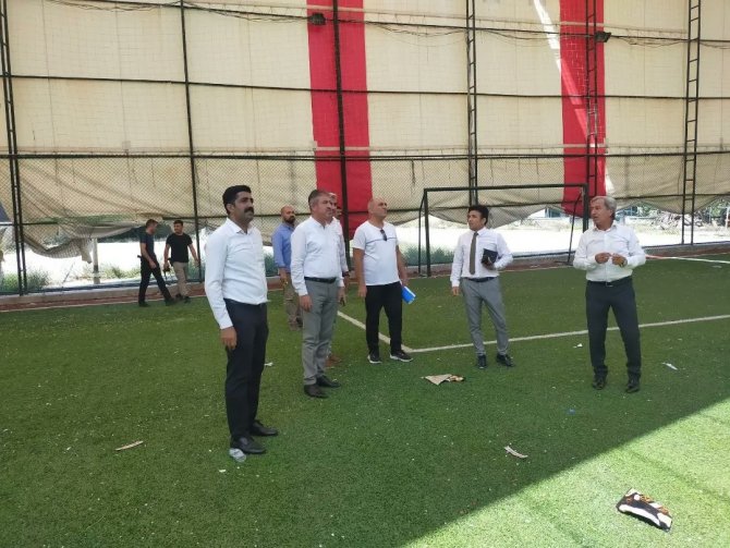 Günyüzü İ̇lçesi Spor Tesisleri İncelendi
