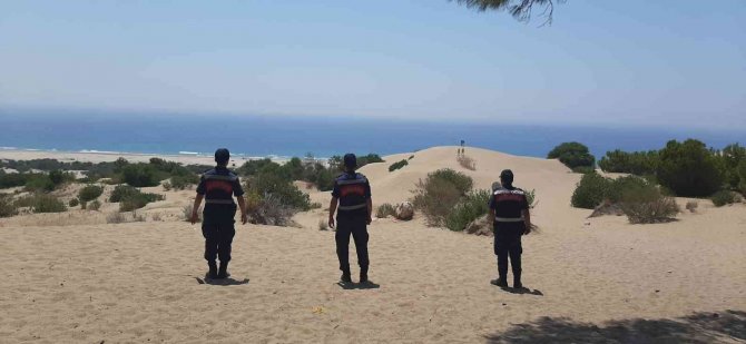 Jandarma Kaş Patara’da Göz Açtırmıyor
