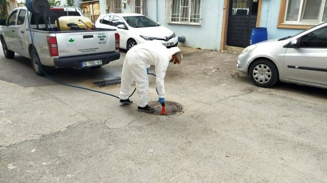 Osmangazi’de İlaçlama Çalışmaları Sürüyor