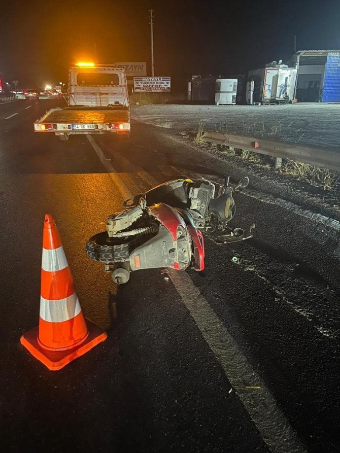 D-650’de Cip İle Motosiklet Çarpıştı: 1 Ağır Yaralı