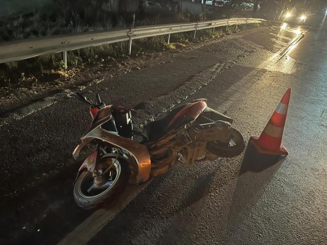 D-650’de Cip İle Motosiklet Çarpıştı: 1 Ağır Yaralı