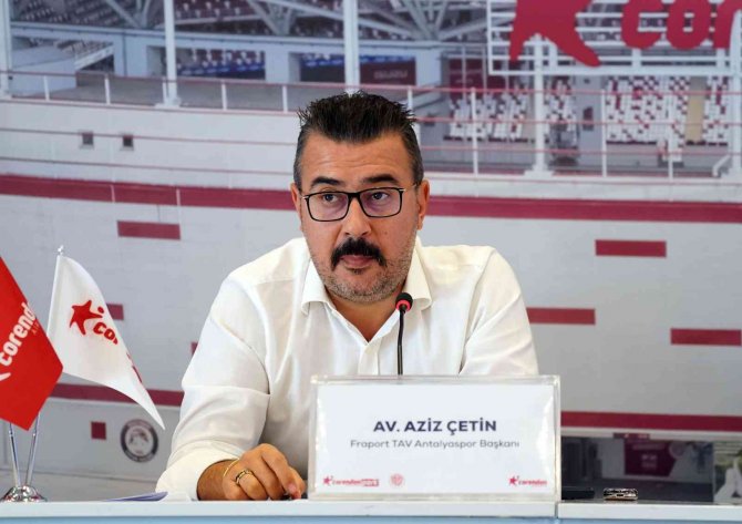 Aziz Çetin: "Hedefimiz Ligi İlk 5’te Bitirmek"