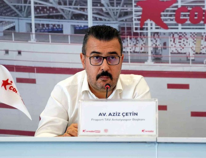 Aziz Çetin: "Hedefimiz Ligi İlk 5’te Bitirmek"
