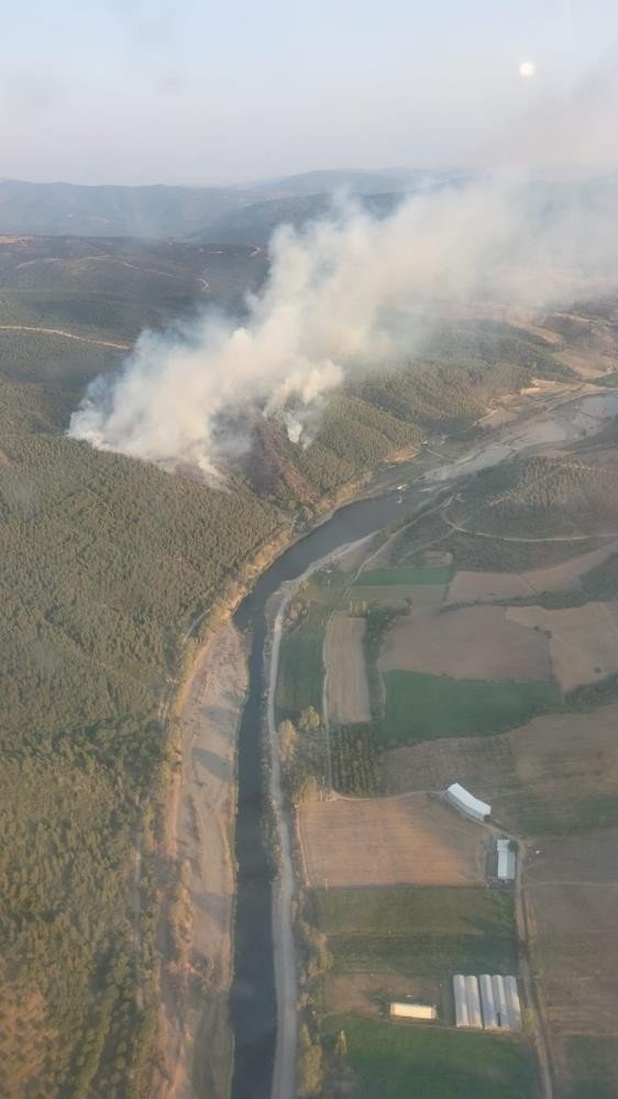 Susurluk’ta 16 Hektar Ormanlık Alan Kül Oldu