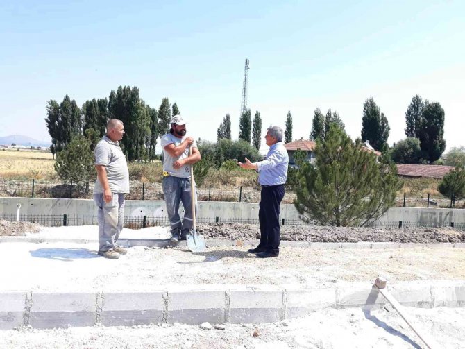 Belediye Başkanı Teke, Kent Park Proje Alanında İncelemelerde Bulundu
