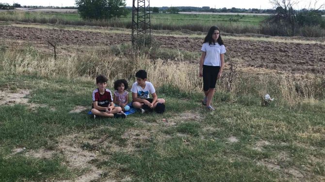 Edirne’de Gurbetçinin Aracı Yandı