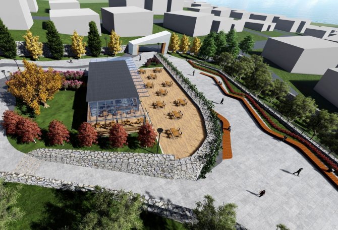 Karamürsel Millet Bahçesinde Çalışmalar Devam Ediyor