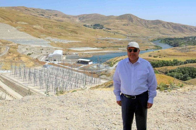 Vali Gündüzöz, Alparslan-2 Barajı’nı İnceledi